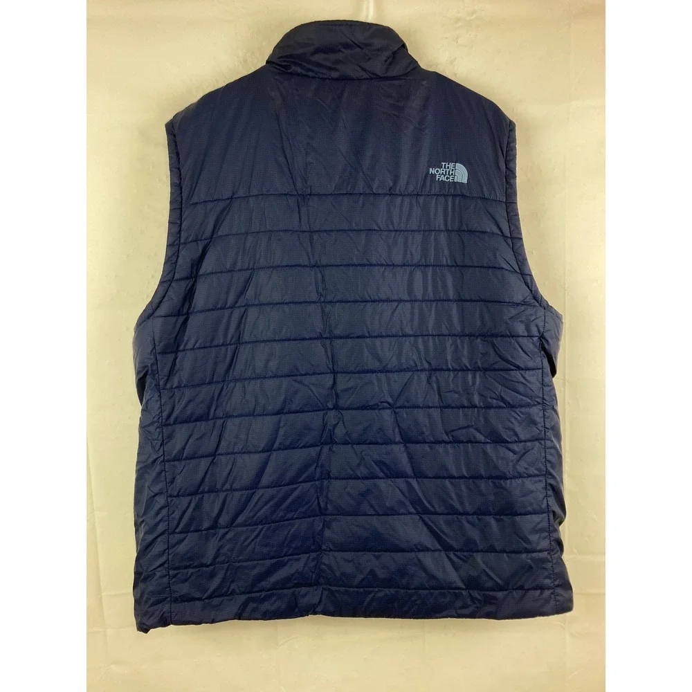 The North Face Thermoball Eco Vest Mens XXL Navy Blue Quilted Puffer